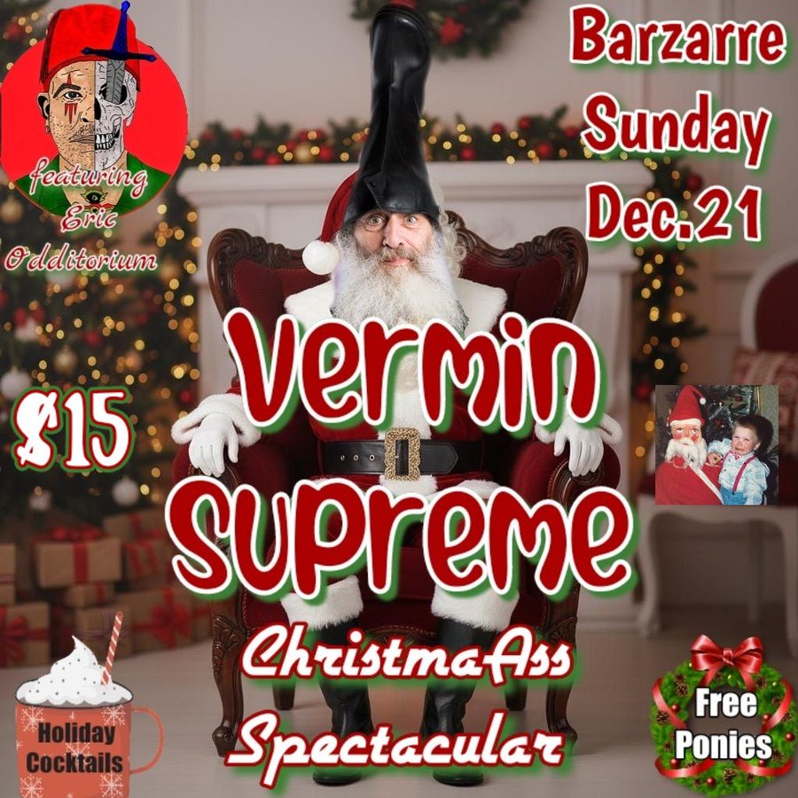 Vermin Supreme in person at the barzarre in Wilmington, NC